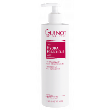 Lapte demachiant Guinot Lait Hydra Fraicheur pentru toate tipurile de ten 500 ml