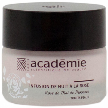 Crema de noapte Academie Aromatherapy Infusion Nuit de Roses 30 ml