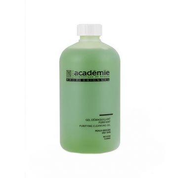 Gel tratament Academie Visage Gel Demaquillant Purifiant pentru tenul gras 500 ml
