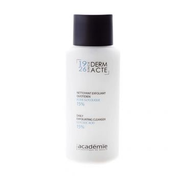 Gel exfoliant Academie Dermacte Nettoyant Exfoliant Quotidiene - Acide Glycolique cu acid glicolic 15% ten matur 250 ml
