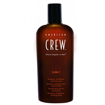 Sampon balsam si gel de dus American Crew Classic 3 in 1 pentru barbati 250ml