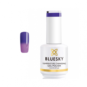 Lac de unghii semipermanent Bluesky UV termic Seas the Day Mov 15ml