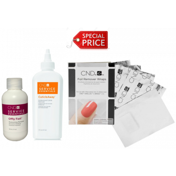 Set unghii CND pentru indepartarea lacului Shellac 