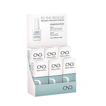 Display Tratament CND Esential Rescue RXX pentru repararea unghiilor 6x15ml