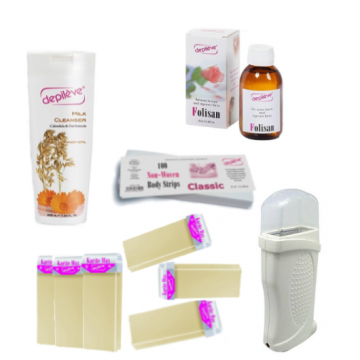 Set complet pentru epilare acasa 