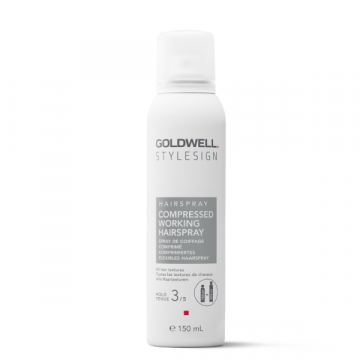 Fixativ de par Goldwell StyleSign Compressed Working Hairspray protectie la umiditate 150 ml