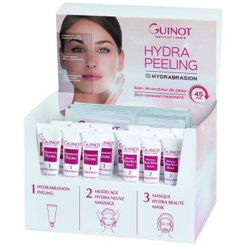 Set tratamente monodoza Guinot Hydrabrasion peeling pentru tenul sensibil 10 tratamente
