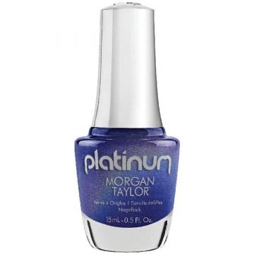 Lac unghii saptamanal Morgan Taylor Platinum Frolic In Fairy Dust 15ml 