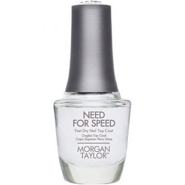 Top Coat Morgan Taylor Need for Speed pentru uscare rapida 15ml