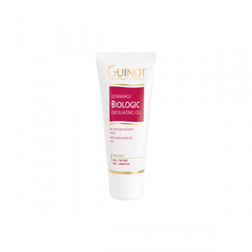 Exfoliant natural Guinot Gommage Biologique Exfoliating Gel efect de reinnoire celulara 15ml