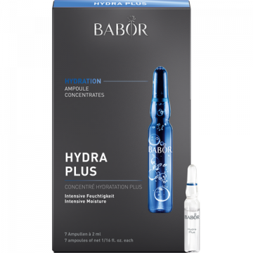 Fiole Babor Hydra Plus Active Fluid cu acid hialuronic 7x2ml