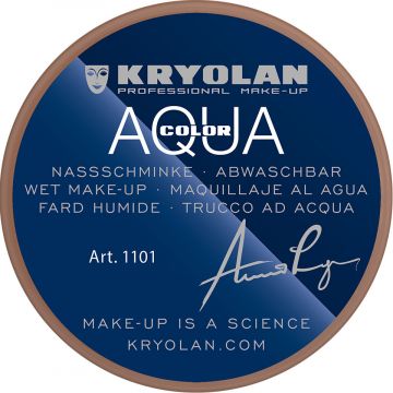 Fard crema Kryolan Aquacolor Wet Make-up 5W pentru fata si corp 8ml