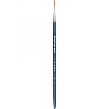 Pensula profesionala subtire Kryolan #0 pentru make up 1buc