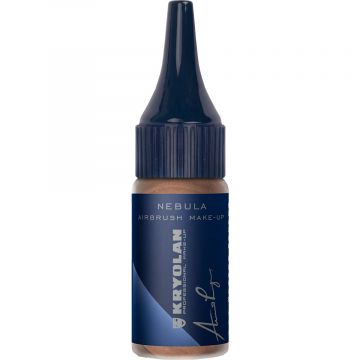 Fard lichid profesional Kryolan Nebula Iridescent Airbrush Alluring Bronze 14ml
