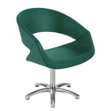 Scaun coafura Maletti Caruso Color cu baza Madam Ronde 