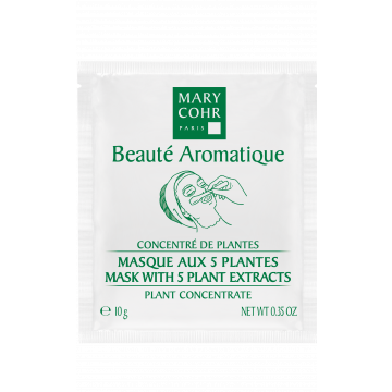 Masca tratament Mary Cohr Soin Beaute Aromatique Sachet 10 Masque Aux 5 Plantes 10 buc