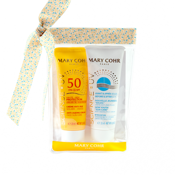 Set travel size Mary Cohr Trousse Solaire set produse FPS