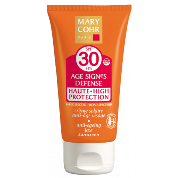 Crema Mary Cohr Age Sun Defense Creme Solaire Visage FPS 50 cu protectie solara ridicata 50ml