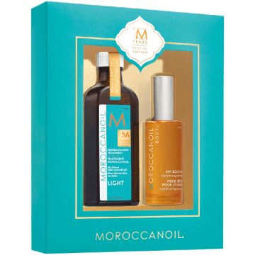Set Moroccanoil Head To Toe Signature Kit Light (Ulei tratament par 100ml + Ulei corp 50ml)