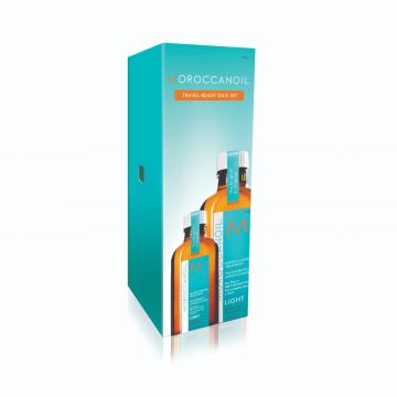Kit ulei tratament Moroccanoil On The Go Duo Promo Light