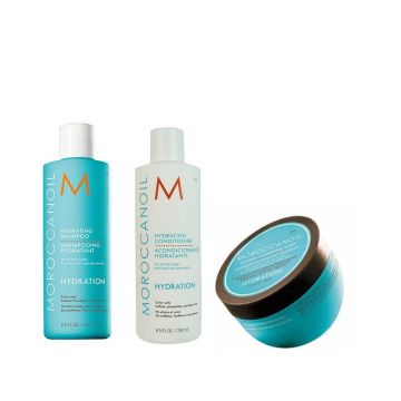 Set Moroccanoil pentru hidratarea parului 