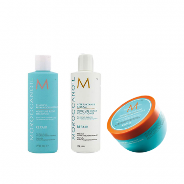 Set Moroccanoil pentru par deteriorat