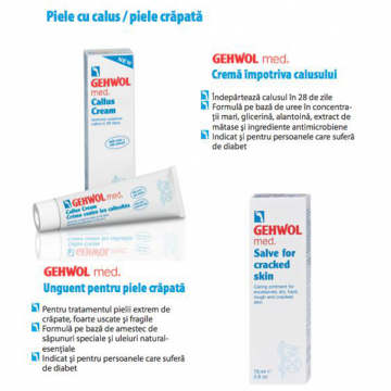 Gehwol - Piele cu calus / piele crapata - Gehwol