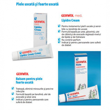 Gehwol - Piele uscata si foarte uscata - Gehwol