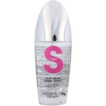 Spray de par Tigi S-Factor Flat Iron Shine Spray cu sclipici 125ml