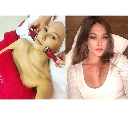 Gina Chirilă Vlădău are un ten impecabil după dubla ionizare GUINOT Hydradermie